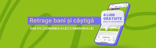 💳 4 luni fără comisioane – doar în octombrie!