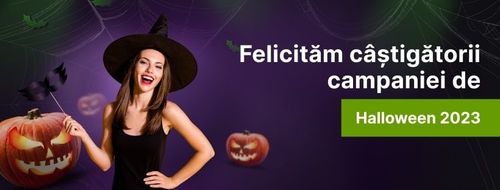Felicităm câștigătorii campaniei de Halloween 2023